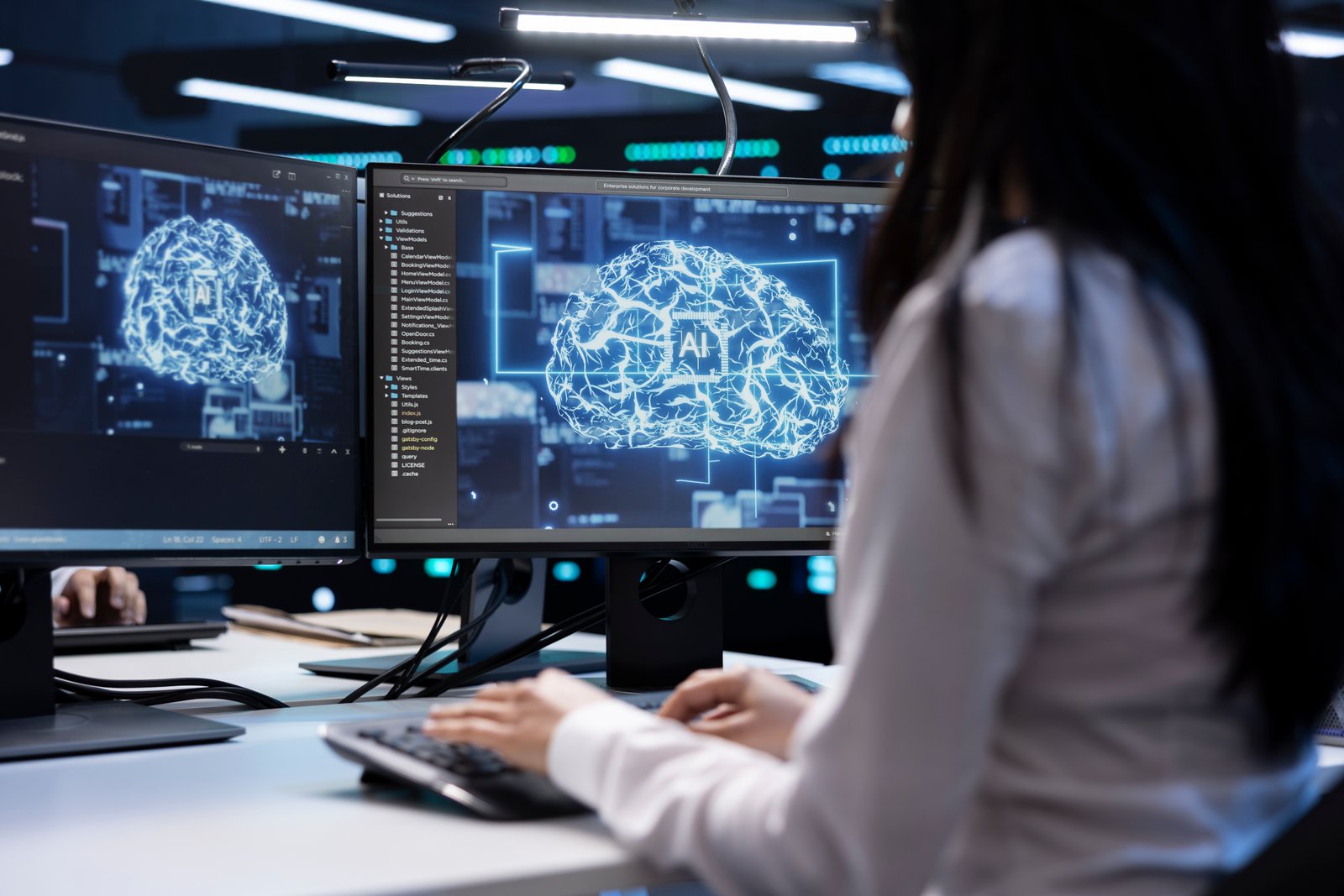 Real-time language processing visualization